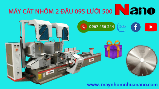 Máy Cắt 2 Đầu Lưỡi 500